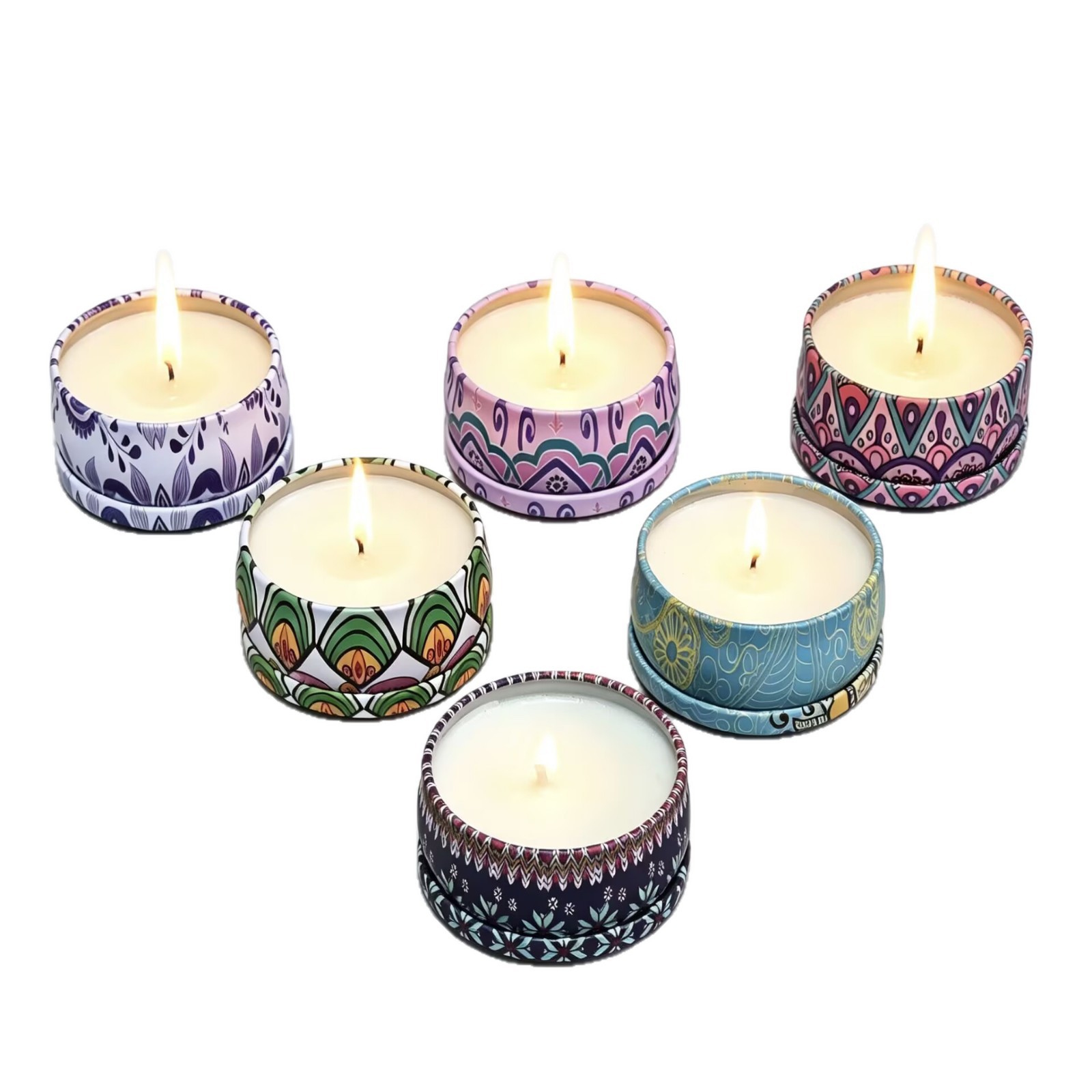 Candle Souvenir - ドライフラワー無煙香り付きキャンドル、寝室用長持ちライトフレグランス、ギフト＆お土産ボックスアロマキャンドル