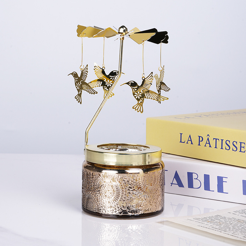 春の植栽回転式キャンドルホルダー飾り室内アロマキャンドル誕生 - Candle Souvenir のレビューと価格