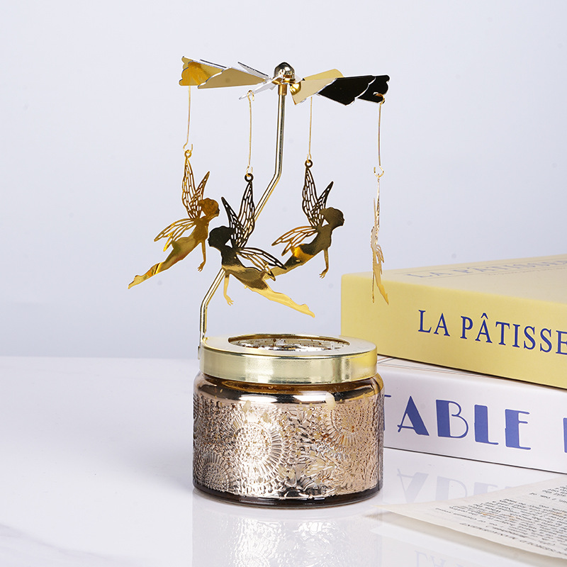 春の植栽回転式キャンドルホルダー飾り室内アロマキャンドル誕生 - Candle Souvenir のレビューと価格