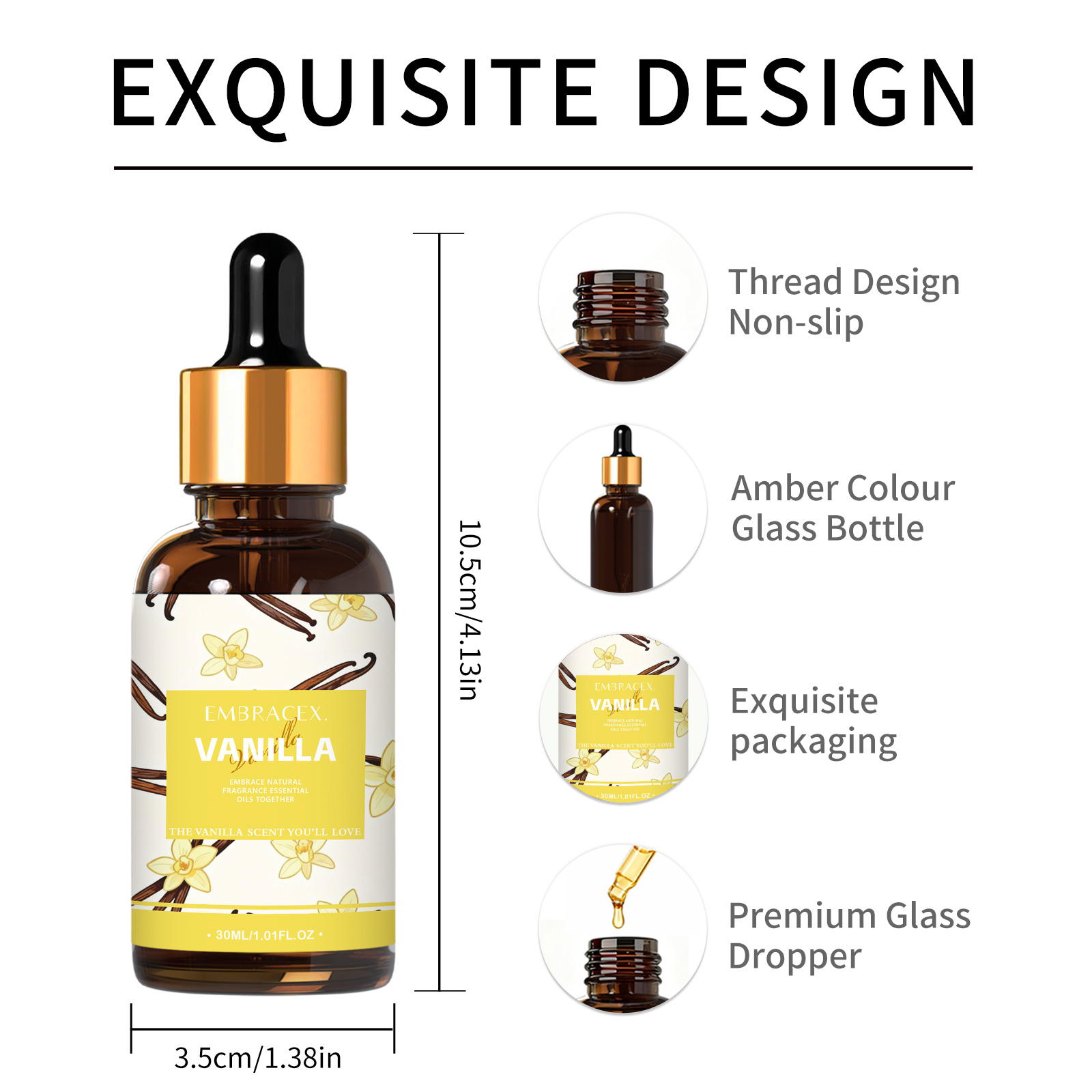 30ml バニラフレグランスオイル ディフューザー用 キャン - Candle Souvenir のレビューと価格