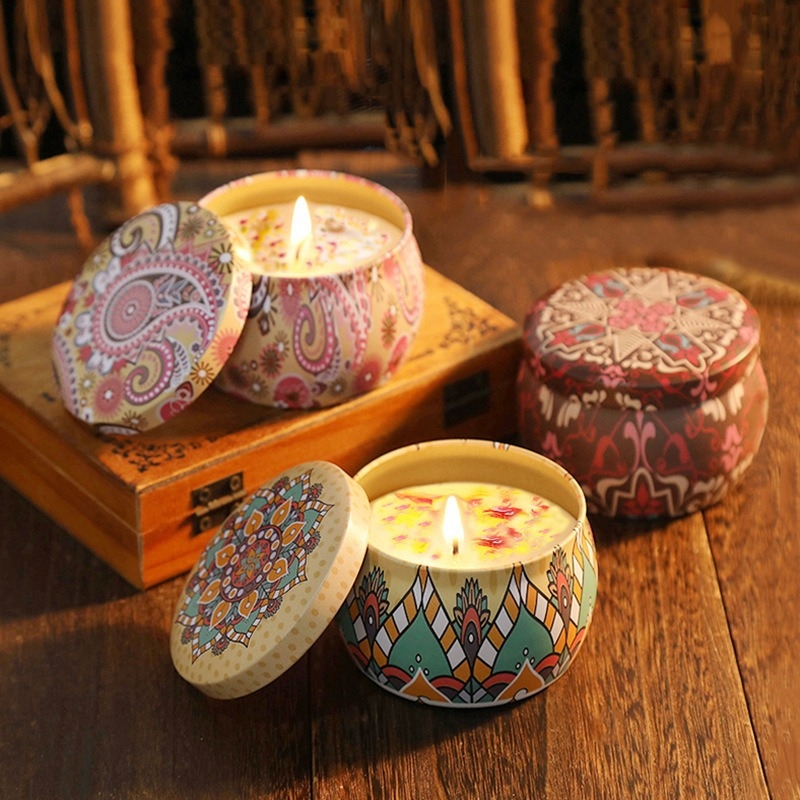 ドライフラワー無煙香り付きキャンドル、寝室用長持ちライトフレ - Candle Souvenir のレビューと価格