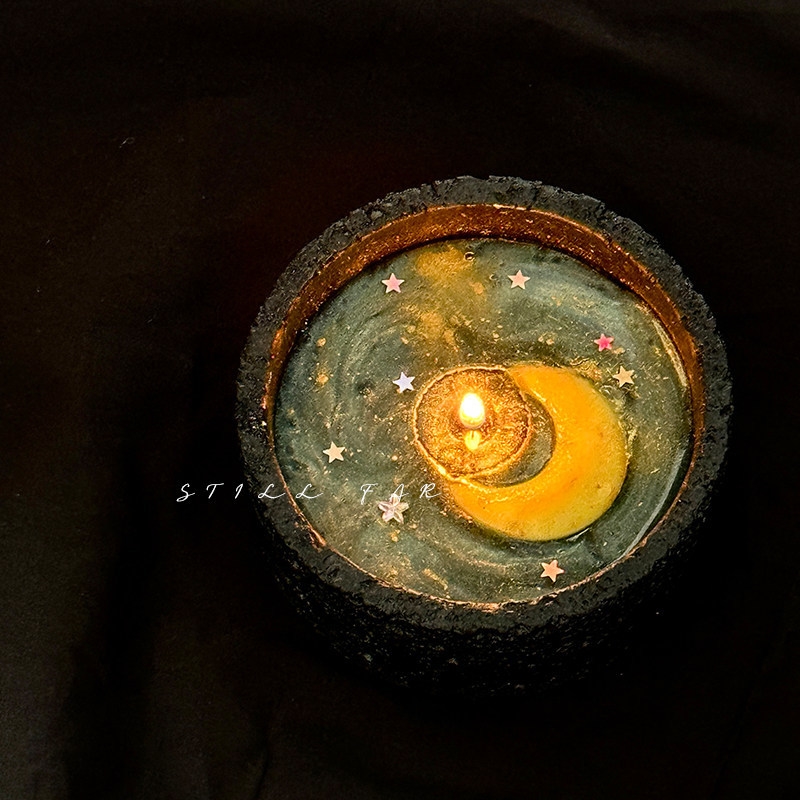 メルティングムーン香り付きキャンドル 手作りソイワックス エ - Candle Souvenir のレビューと価格