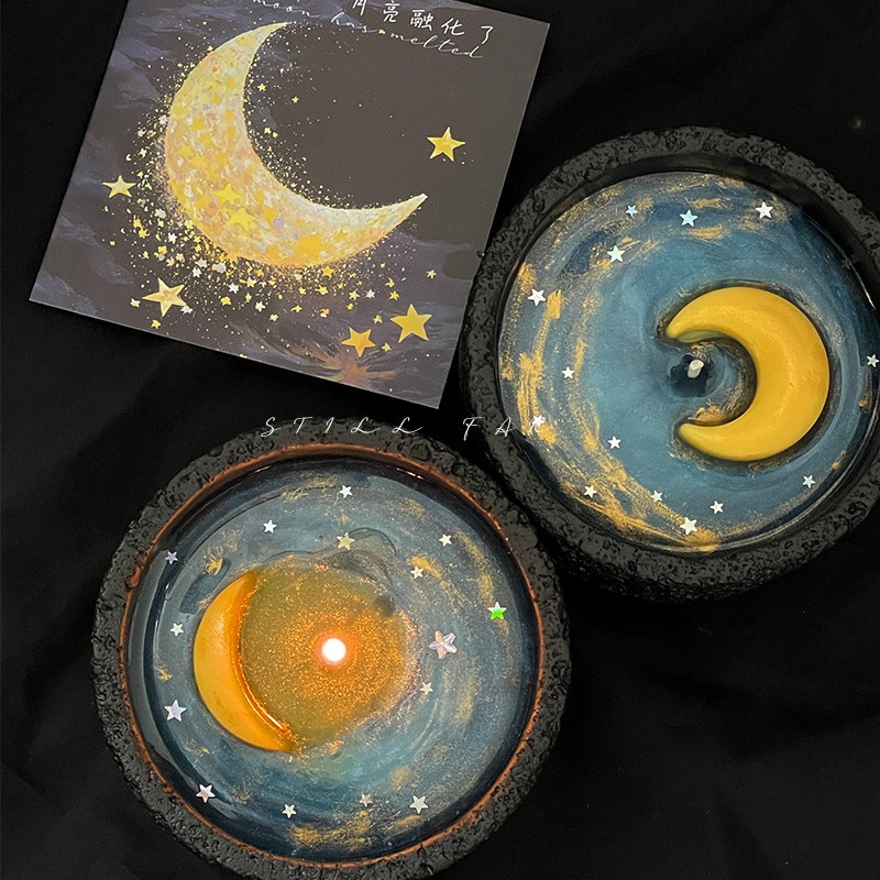 メルティングムーン香り付きキャンドル 手作りソイワックス エ - Candle Souvenir のレビューと価格