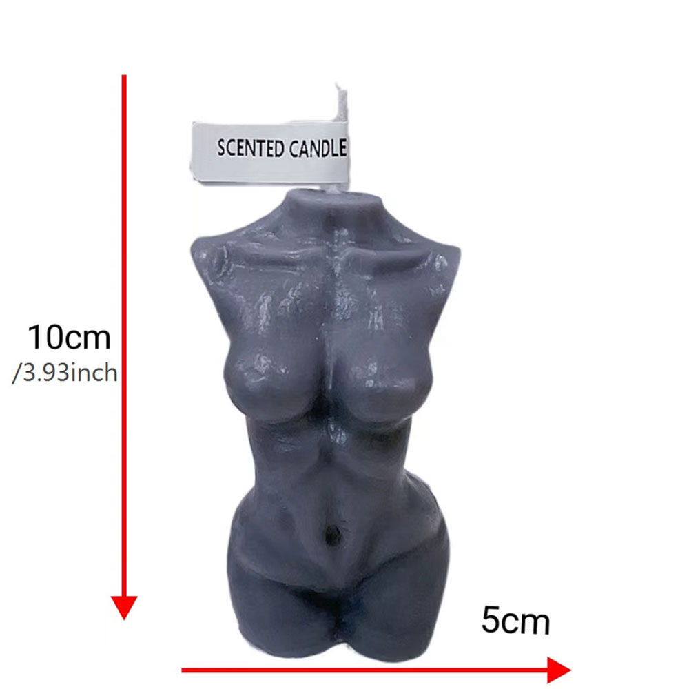 女性トルソー体型の香り付きキャンドル、家の装飾用 – 芸術的 - Candle Souvenir のレビューと価格