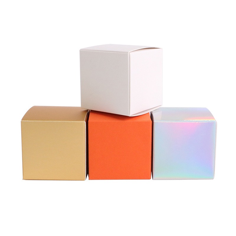 50 ピース/ロット折りたたみ小さなギフトボックス化粧品紙箱 - Candle Supplies For Business のレビューと価格